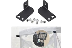 DarSeity Ranger Backup Light Bracket, Roll Cage of Rear Roof Pillar Reverse Light Pod Mount Compatible with Polaris Ranger 570 800 900 1000 XP Crew Full Size 2013-2024