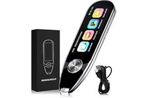 PHILIMORE Reading Pen - 112 Languages Translation Pen - Text to Speech Pen Scanner AI Voice & Camera Translators - Real-time All Foreign Languages Travel & Business & Learning & Meeting