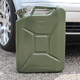 Faithfull 20 Litre Steel Jerry Can UN & UK Certified Green Fuel Container view 5