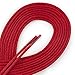OrthoStep Waxed Very Thin Dress Round Fire Red 30 inch Shoelaces 2 Pair Pack