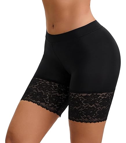 spandex shorts to wear under dresses Ierhent Women Dress Biker Shorts for Women, High Waisted Workout Compression Yoga Shorts Xl,xl 10% spandex Spandex Shorts Shorts To Wear