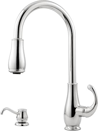 Pfister Gt529 Dcc Treviso One Handle Pull Down Kitchen Faucet