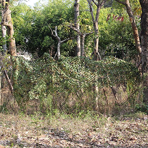 LOOGU Military Camouflage Net Reinforced Large Size – Ideal for Camouflage, Hunting, Garden Decoration, Shading, Photo, Terrace Awnings