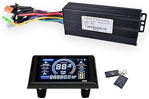 36V 48V 52V 60V 750W 1000W 30A Electric Bike Controller Kit Brushless Motor Controller with Color LCD Display Control Panel e
