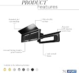 UAP XFORT MailPlate Luxe 12in Matt Black Letterbox for 40-80mm Doors view 5