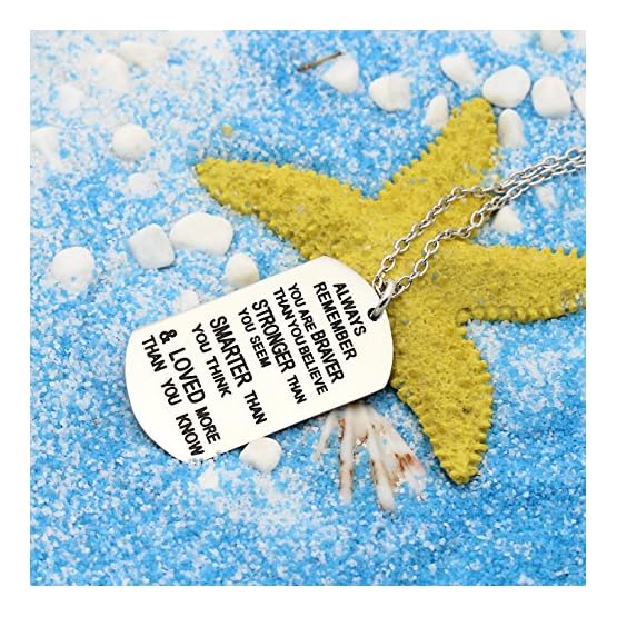 lauhonmin-Always-Remember-You-are-BraverStrongerSmarter-Than-You-Think-Pendant-Necklace-Family-Friend-Gift-Unisex lauhonmin-Always-Remember-You-are-BraverStrongerSmarter-Than-You-Think-Pendant-Necklace-Family-Friend-Gift-Unisex