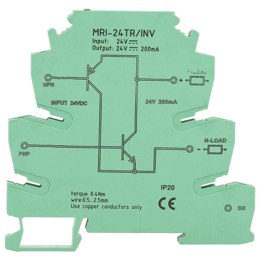 MRI-24TR/INV NPN PNP Signal Converter PLC Sensor IO Level Conversion Module PNP Signal Converter PLC Sensor Polarity IO Level Conversion Module