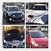 Tezam Christmas Car Decoration Plush Rudolf Reindeer Car Antler and Red Nose Set with Jingle Bells, Reindeer Antlers for Cars