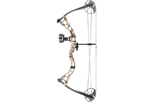 Diamond Archery Youth Atomic Bow - Fully Adjustable Equipped Durable Compound Bow | 6-29 LBS Draw Weight | 12"-24" Draw Length | 191 FPS