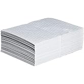 PIG Oil Mat - Oil-Only Absorbent Mat Pads - 50 Pads per Bag - 15" x 20" Pads - Absorbs up to 28 Ounces per Pad - MAT415