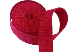 YunYunStrap Cotton Webbing 1.5 inch for Bag Handles, Thick 1.3mm Length 5 10 or 20 Yards
