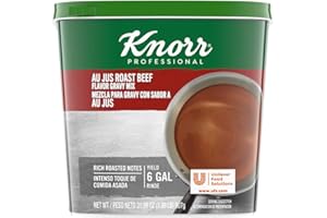 Knorr Professional Au Jus Roast Beef Gravy Mix Easy Prep, No added MSG, 1.99 Pound (Pack of 4)