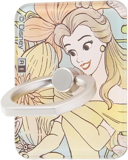 Amazon ディズニー キャラクター キャラ かわいい バンカーリング 落下防止 スタンド 機能 リング アクリル ディズニー アニメーション映画 美女と野獣 フラワー イングレム ホールドリング