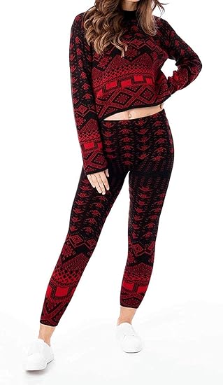 red denim co ord set