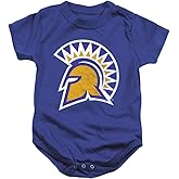 San Jose State University Official Distressed Primary Unisex Infant Snap Suit for Baby