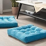 Meditation Floor Pillow Set of 2, Square Large