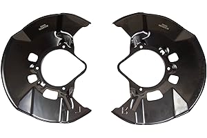 TRQ Front Brake Dust Shield Set Compatible with 2013-2015 Honda Civic