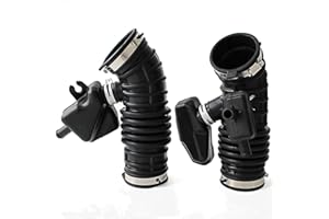 AUCERAMIC Engine Front Left & Right Side Air Cleaner Hose Fit for INFINITI FX35 Base Sport 2009-2012 3.5L 16576-1CB1A 16576-1CB0A Intake Boot Tube Outlet Duct