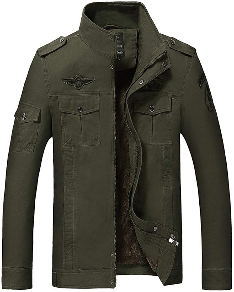 MA1 Chaqueta Bordada Para Hombre, Prenda De Vtir Ajustada Con Parche