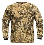 Kryptek Mens Stalker Long Sleeve, Highlander, 3XL