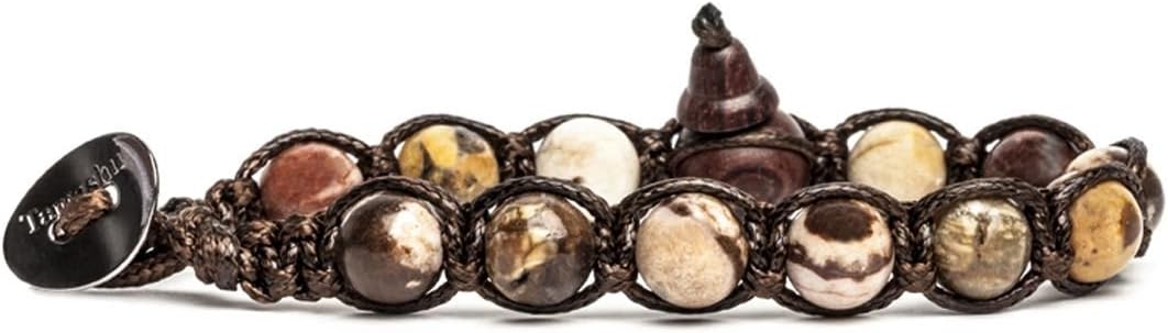 TAMASHII Unisex Tibetan Bracelet in Jasper Indu BHS900-183