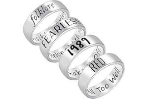 Joliernelle Love You to The Moon And to Saturn Ring Gold Stainless Steel Moon Star Jewelry for Her