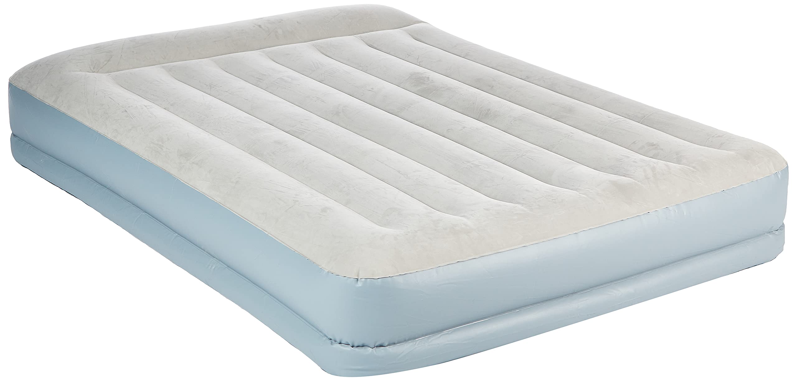 Intex 64118Bs Queen Pillow Rest Mid-Rise Airbed W/Fiber-Tech Bip (For Uk Only) - Grey, Queen Size
