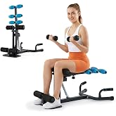NEWBULIG Deep Squat Machine for Women, Home Gym Fitness Squat Machine | Adjustable Resistance Exercise Equipment, Glutes &amp; Core Workout Equipment, 300 lbs Capacity, 32.9"x22.4"x36.6"