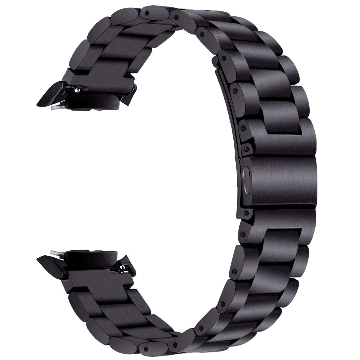 V-Moro Metal Strap Compatible with Gear S2 Sport Bands Solid Stainless Stee Business Replacement Bracelet for Samsung Gear S2 Smartwatch Space Gray