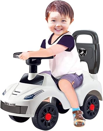 Amazon 足けり乗用玩具 足けり おもちゃ 車の乗物 子供用 足蹴り乗用カー エスアイエス Sis Dc ホワイト 乗用玩具 おもちゃ