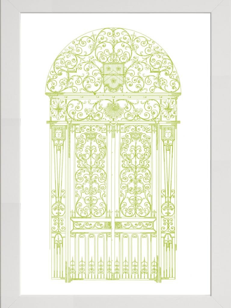 Frame Company Watson Range English GardenII by Wild Apple Portfolio, Frame - A5, White