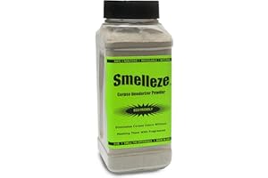 SMELLEZE Natural Corpse Odor Absorbent & Deodorizer Powder - Deodorizes Homes, Morgues, Funeral Homes, Hospitals, Nursing Homes, Ambulances, Body Bags & Furniture, 2 lb. Powder