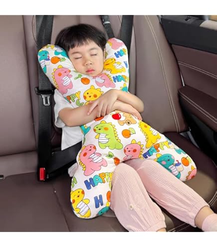 Baby Pillow X-Shaped Car Travel Pillow For Cars Seat Kids Adults
