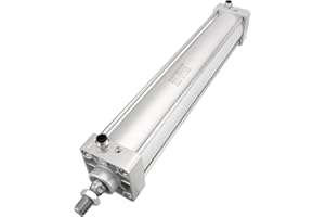 Baomain Pneumatic Air Cylinder SC 63 x 350,PT 3/8, Bore 2 1/2 inch(63mm), Stroke 14 inch(350mm),Dual Action 1 Mpa,for Industrial Machinery