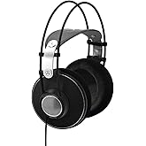 AKG Pro Audio K612 PRO Over-Ear, Open-Back, 120 Ohm, Premium Reference Studio Headphones. Wired for Professional Recording, Monitoring, hi-fi Listening. Light Weight, high Comfort. Black