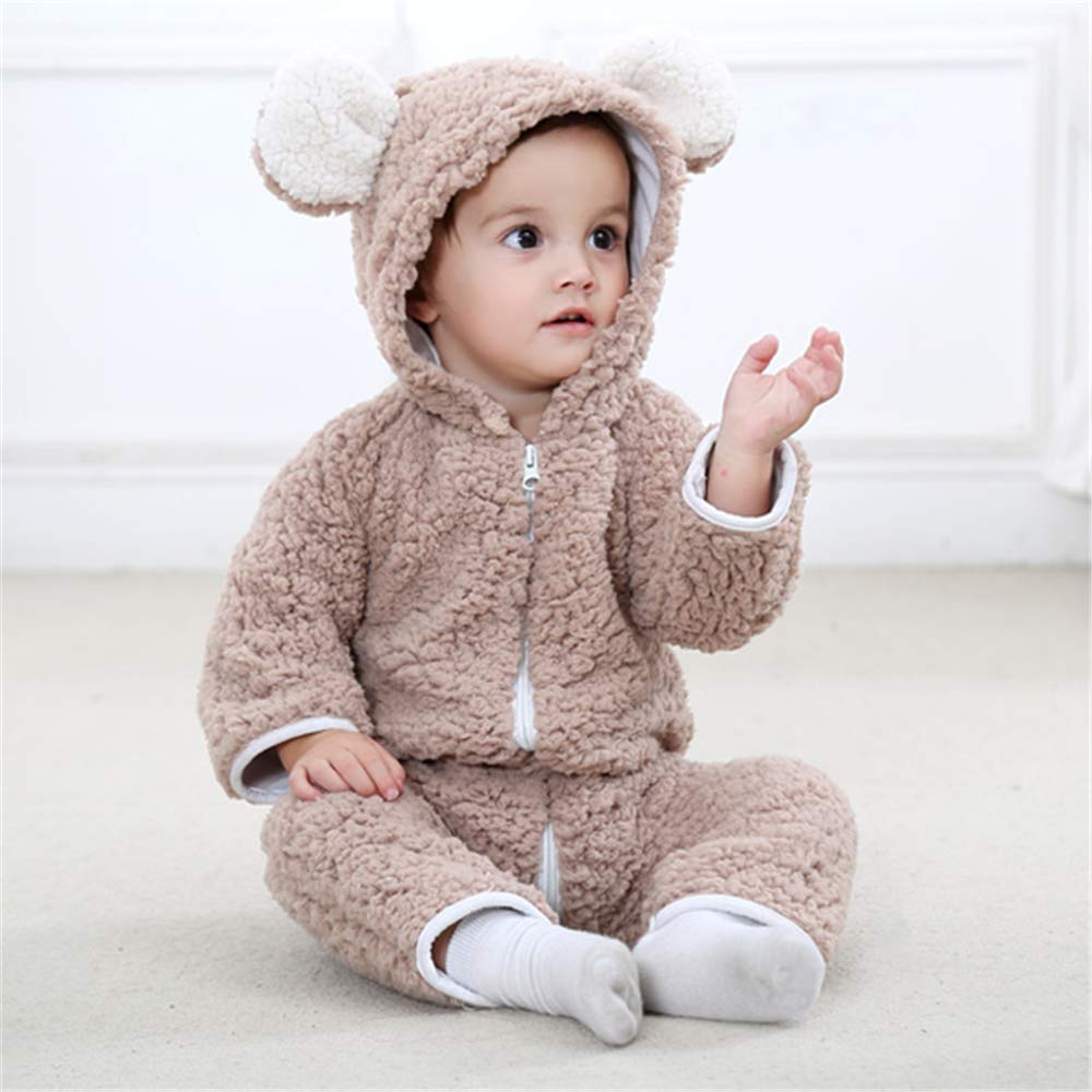 baby fleece bear suit