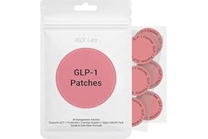 ASDF Cutra. GLP-1 Patches for Women and Men, with Berberine, L-Glutamine, and Cinnamon, Natural Ingredients Patche - 1 Packs, 30 Patches