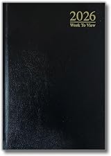 PaulStore 2026 Page A Day Diary A4 A5 A6 Hard Backed Week to View