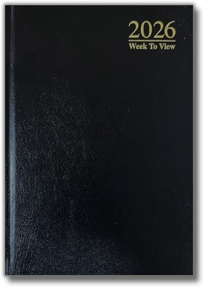 PaulStore 2026 Page A Day Diary A4 A5 A6 Hard Backed Week to View