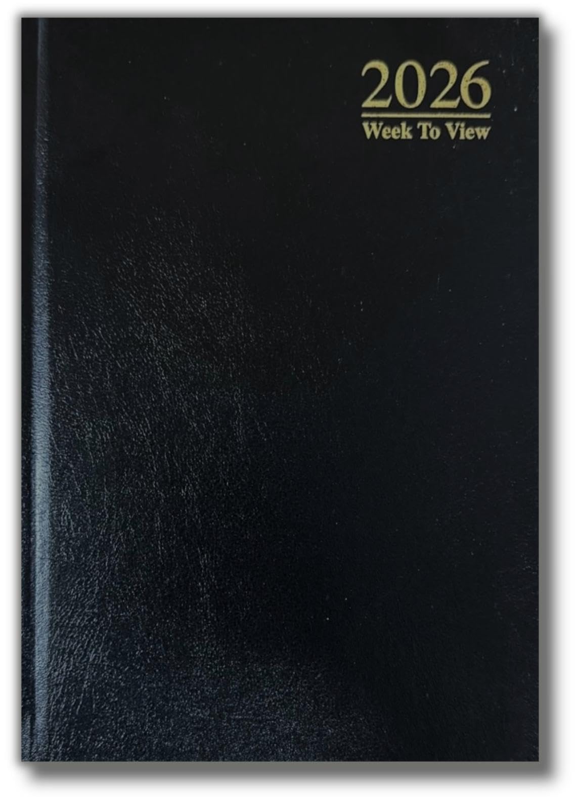 PaulStore 2026 A4 | A5 | A6 Diary Week to View | Page A Day | Desk Diary | Hard Backed For Home And Office Use (Black, A4 Week To View) — image 1