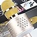 Wireless Bluetooth Karaoke Microphone, MIANOVA Bluetooth Microphone Machine for Kids , Portable Microphone and Speaker System for Home KTV Outdoor Family Party Music,for iOS & Android Smartphon (Gold)