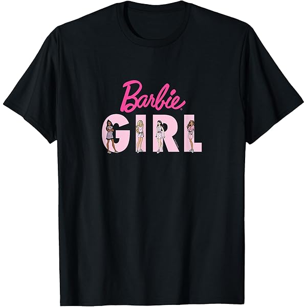 Barbie - 【Barbie】レアグッズセット/55周年記念Tシャツ Amazon.com: Barbie - Barbie Generation Girl Logo Premium T