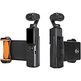 LIBOQIAO Phone Holder Mount Compatible with DJI OSMO Pocket 3,Microphone Tripod Expansion Mount Extension Adapter with 1/4”Thread Screw for DJI Osmo Pocket 3 Accessories