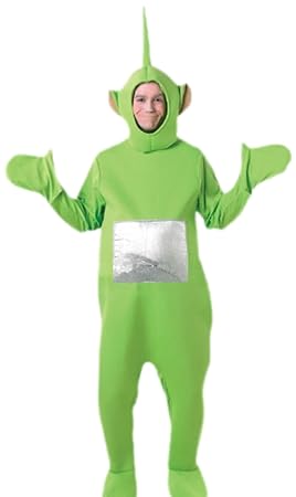 Luxuspiraten - Herren Dipsy Kostüm, Teletubbies, Karneval, Fasching, S-L, Grün