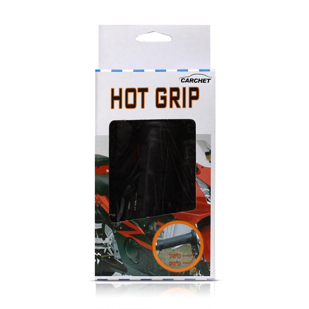 CARCHET/&reg; Paire Poign/&eacute;e Chauffante de Guidon Fourreau Heated Grip 12V Noir 7//8 22mm pour Moto Motocycle Scooter
