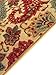 Custom Size Beige Multicolor Paisley Rubber Backed Non-Slip Hallway Stair Runner Rug Carpet 22 inch Wide Choose Your Length 22in X 3ft