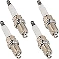 KAX Spark Plug 1675 PFR7S8EG,Double Iridium Spark Plugs 4 Pack Fit for Tiguan Q5 A4 Quattro CC GTI Passat Q3 Eos A5 Quattro A3 Jetta Q3 Quattro Beetle A6 Quattro allroad A6 TT Quattro Tiguan Limited