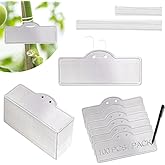 TCYPUHL Metal Plant Labels, Aluminum Plant Tags, Tree Tags, Metal Plant Tags for Outdoor Garden Waterproof Metal Tags, Alumin