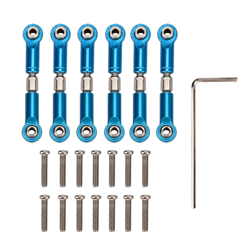 Metal Steering Linkage Rod, RC Truck Upgrade Parts Metal Steering Linkage Rods Set for RC Lovers