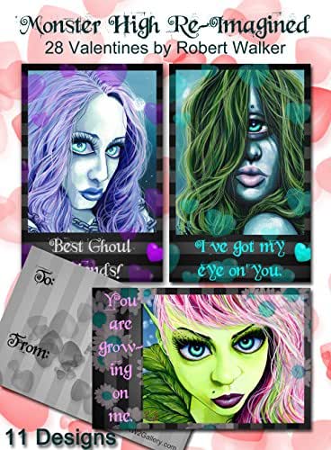 Amazon.com: RW2 Kids School Valentine Day Cards Monster ...